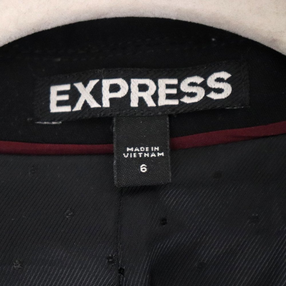 Express Two-Button Black Blazer (6) - image 3